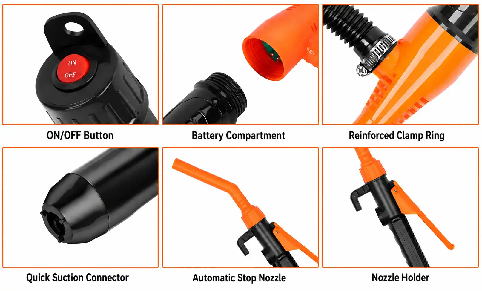 Liquid transfer pump parts